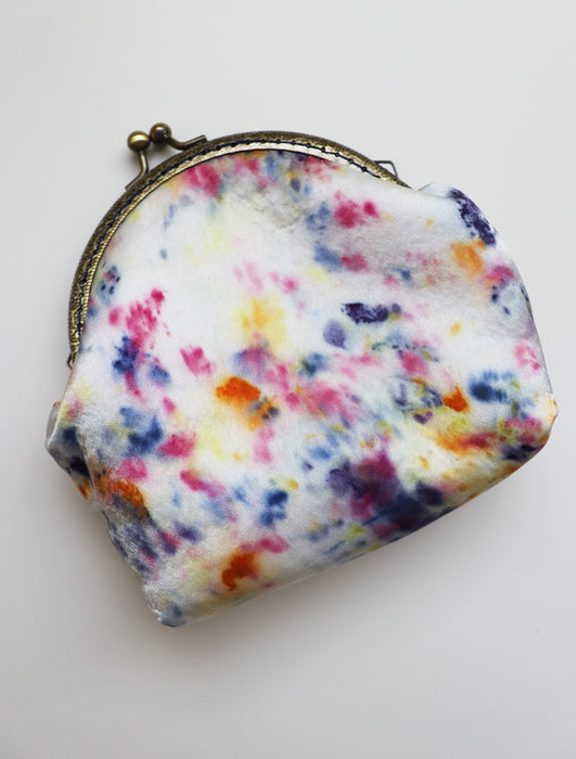 Botanically Dyed Silk Clutch - Small