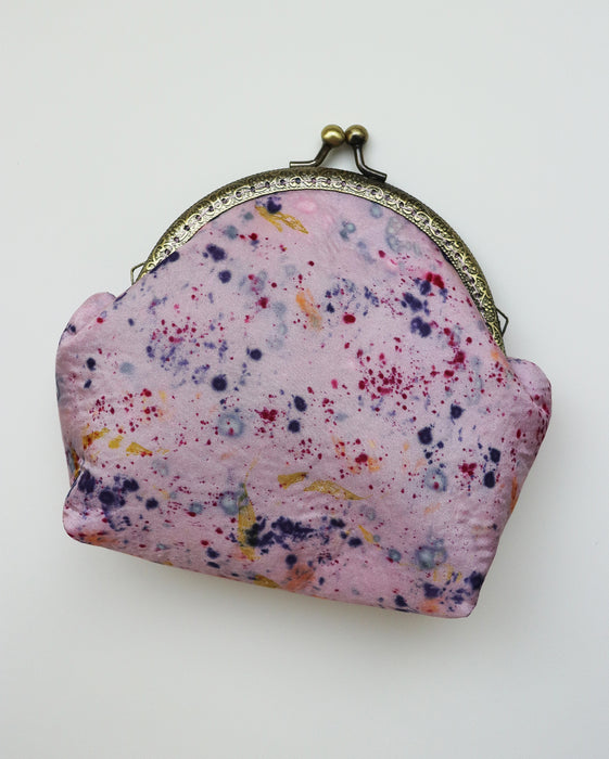 Botanically Dyed Silk Clutch - Small