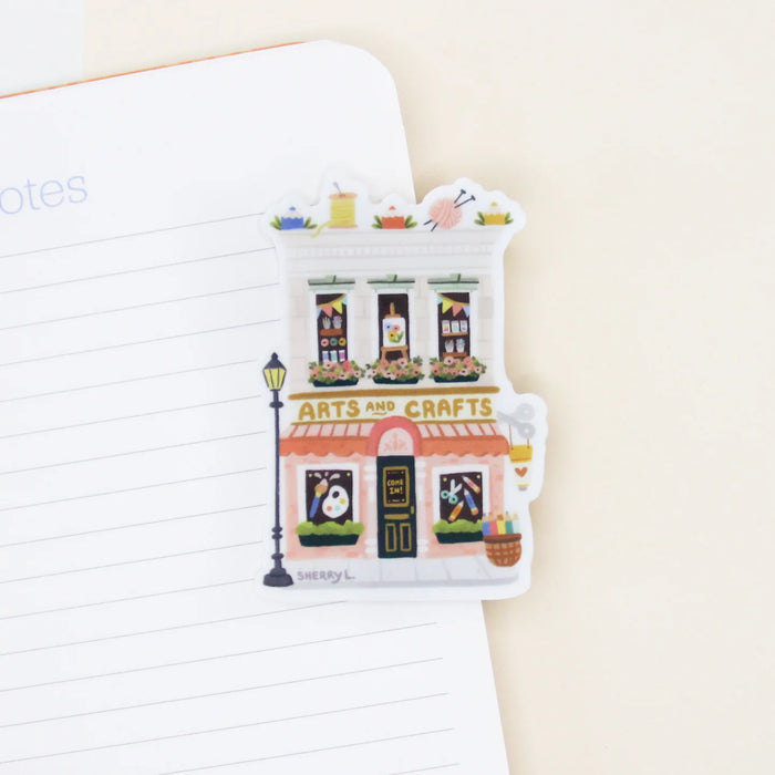Arts & Craft Shop Vinyl Sticker