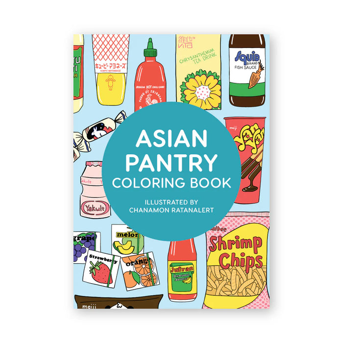 Asian Pantry Coloring Book