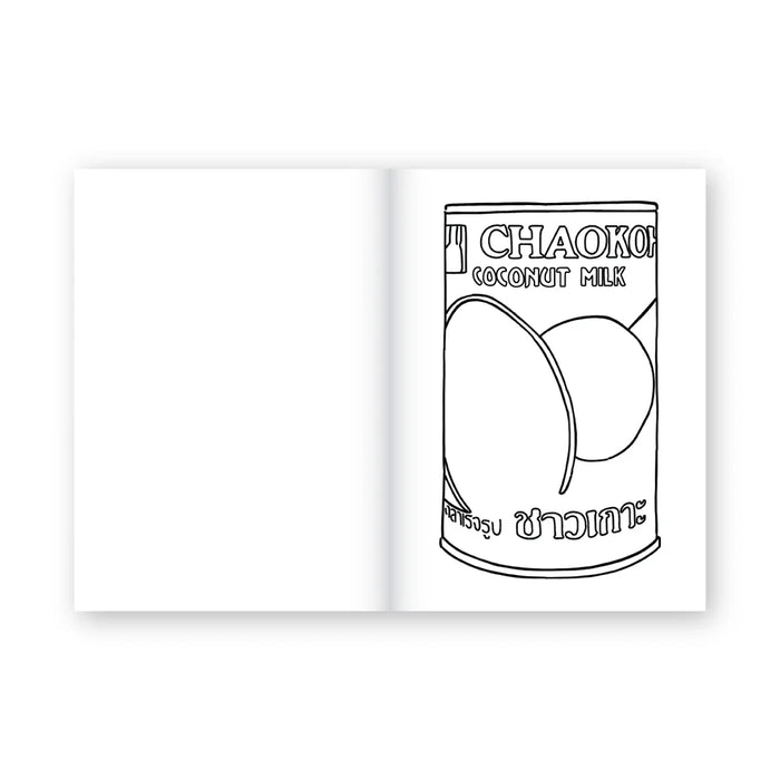 Asian Pantry Coloring Book