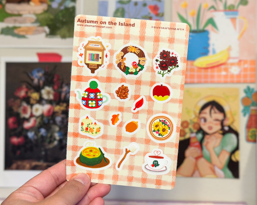 Autumn on the Island Sticker Sheet