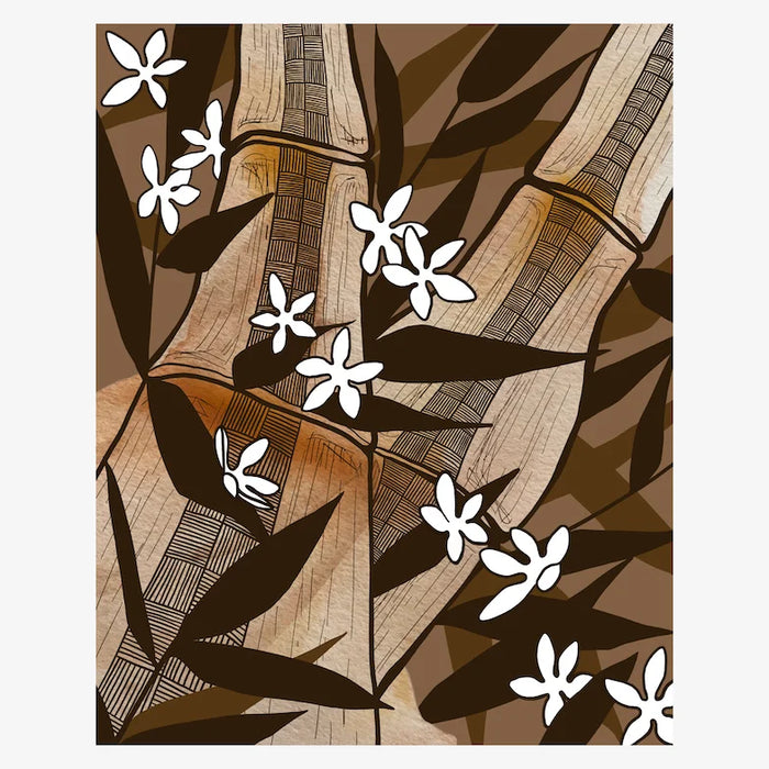 Bamboo and Sampaguitas Art Print