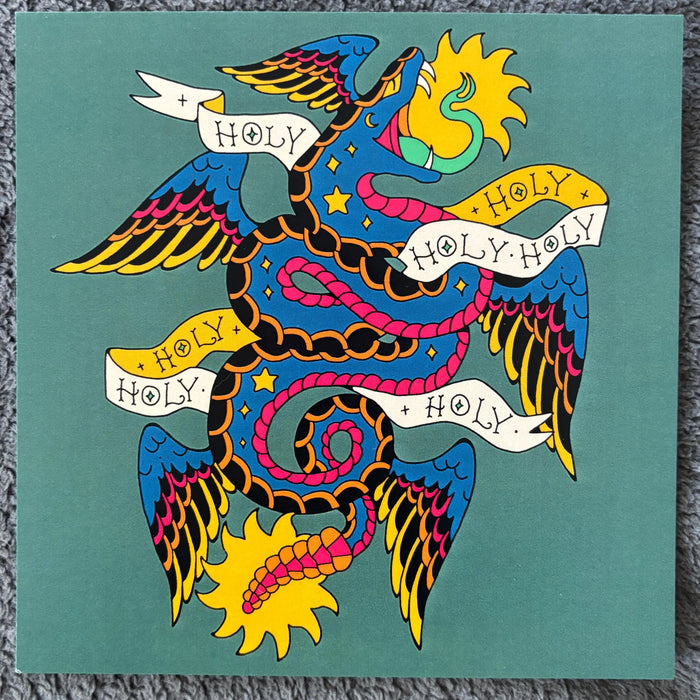 Biblically Accurate Rattlesnake - 6 x 6 Art Print