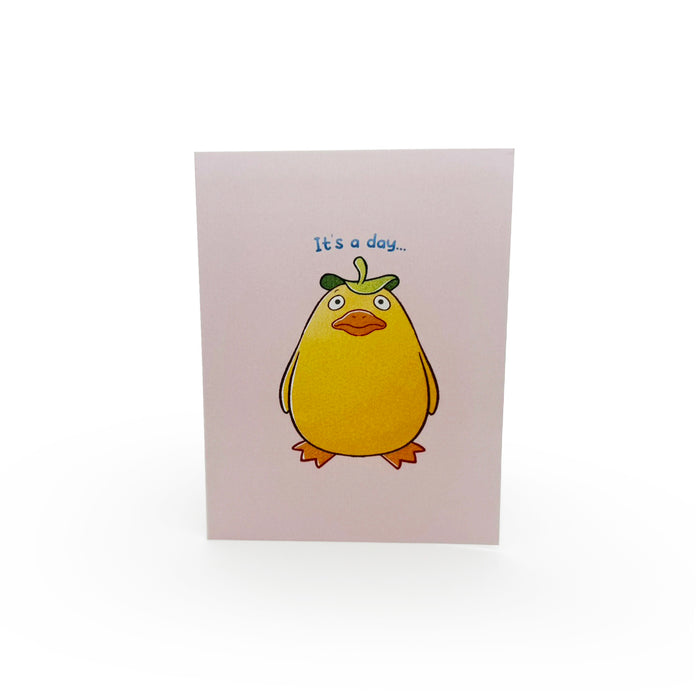 Birthday Card - Duck Spirit - Treat Yourself
