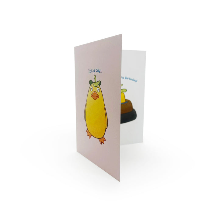 Birthday Card - Duck Spirit - Treat Yourself