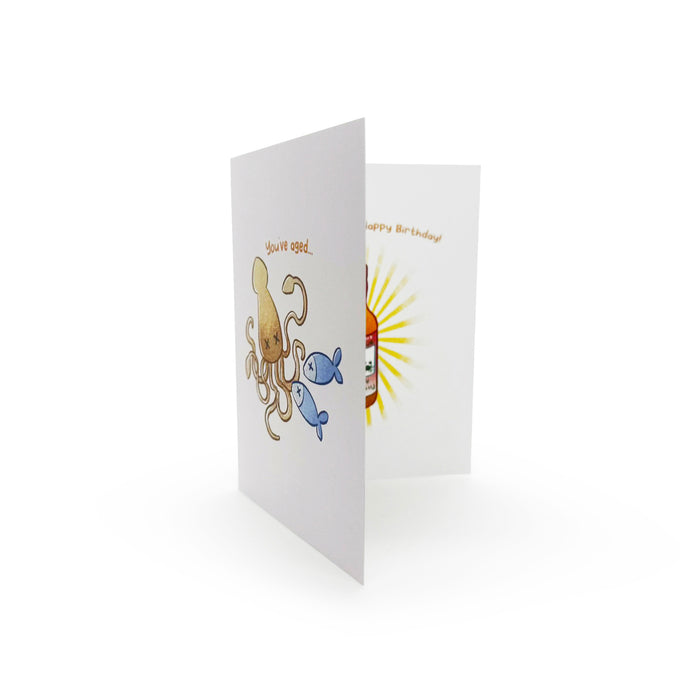 Birthday Card - Fish Sauce - Aged to Perfection