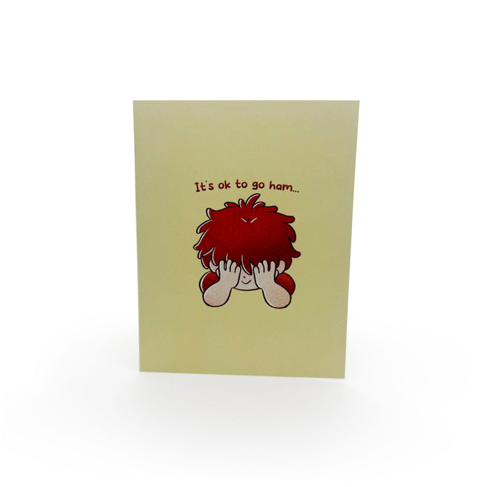 Birthday Card - Ponyo - Go Ham