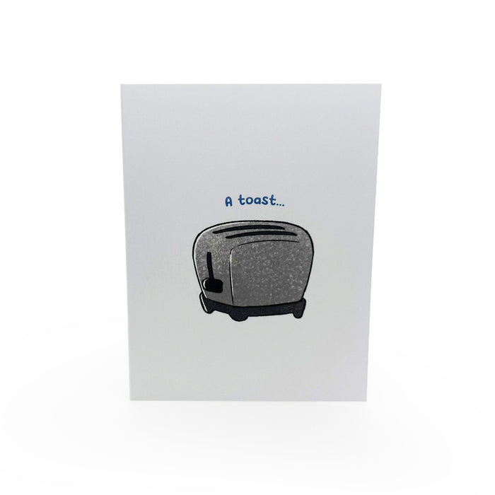 Birthday Card - Toast - A Toast to You!