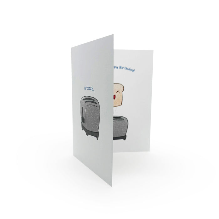 Birthday Card - Toast - A Toast to You!