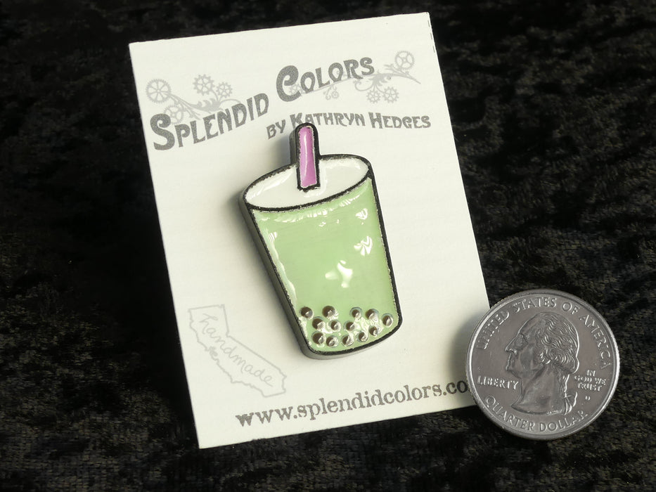 Boba Tea Pin