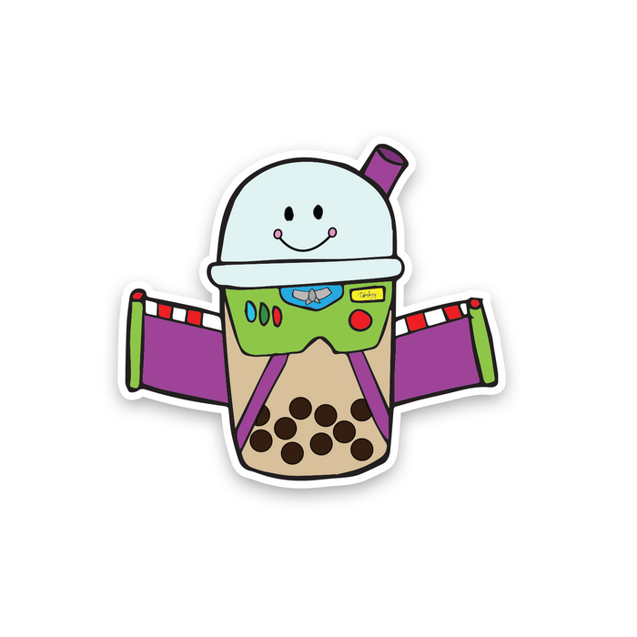 Boba Buzz Boba Buzz Vinyl Sticker — San José Made