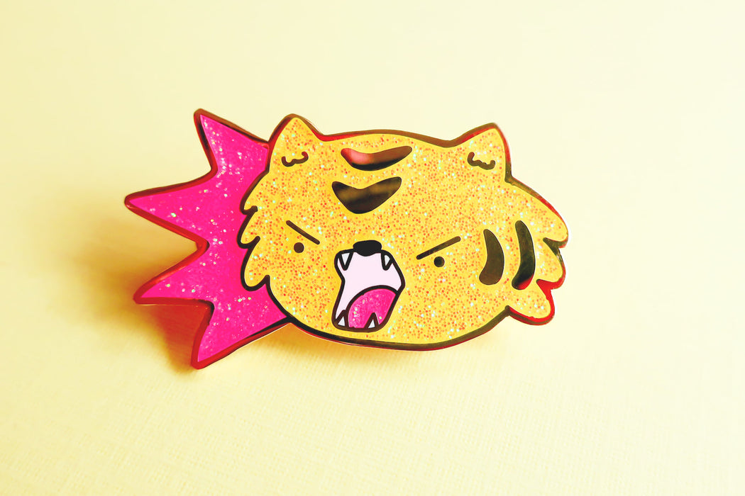 Boom Tiger Enamel Pin