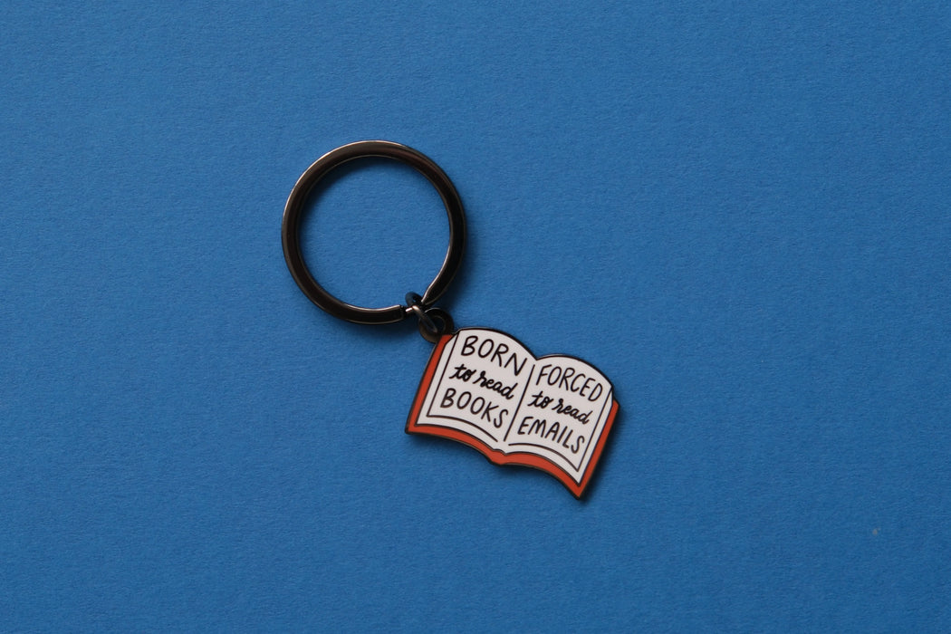 Born to Read Keychain