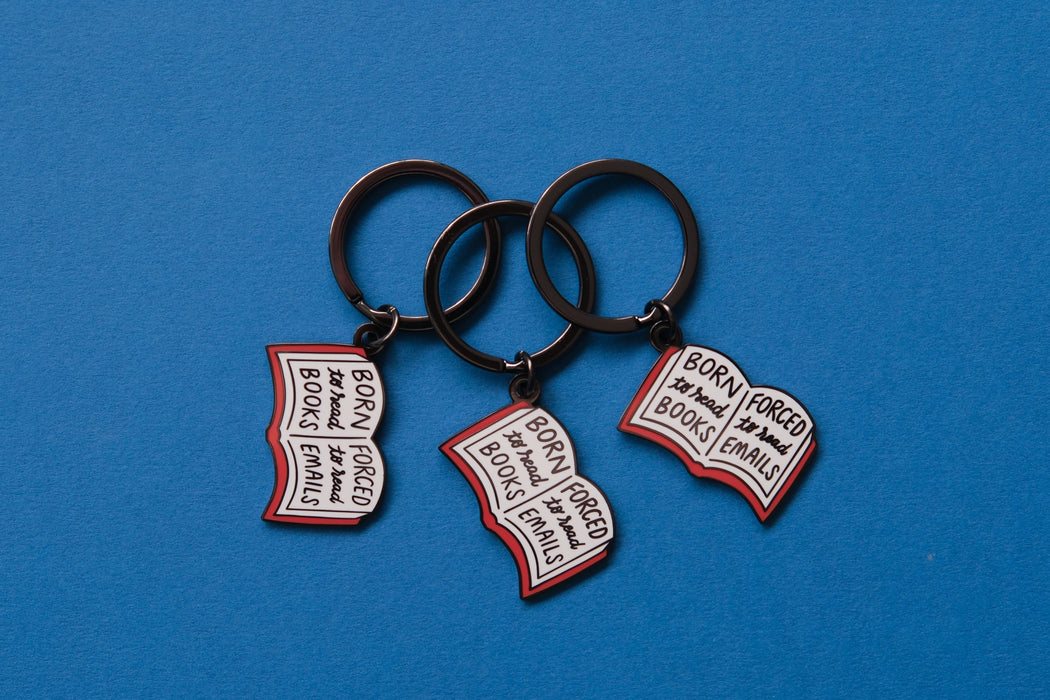 Born to Read Keychain