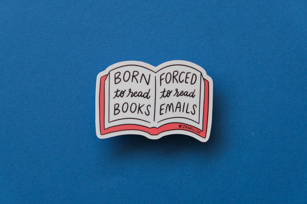 Born to Read Sticker