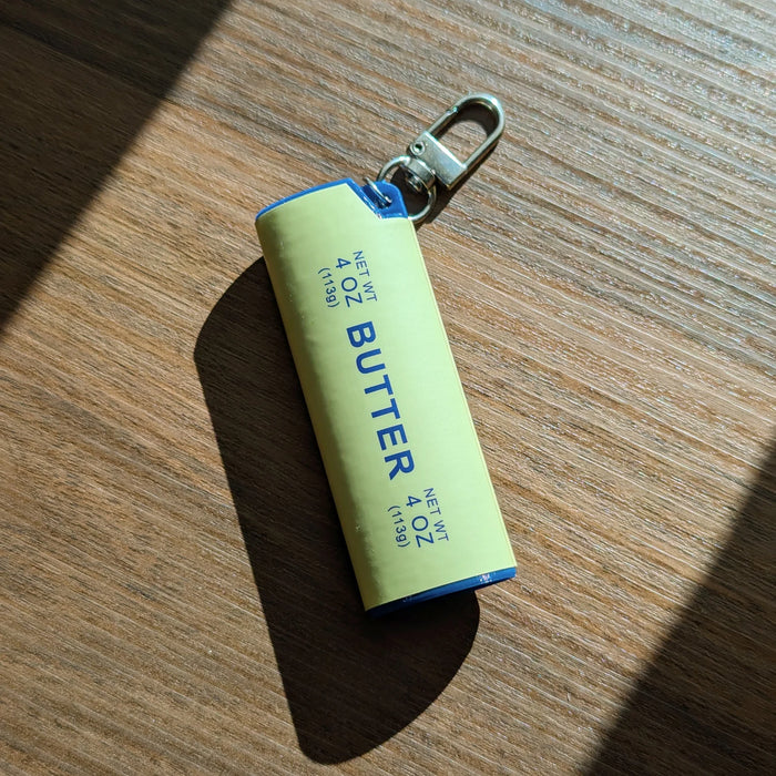 Butter Lighter Case Keychain