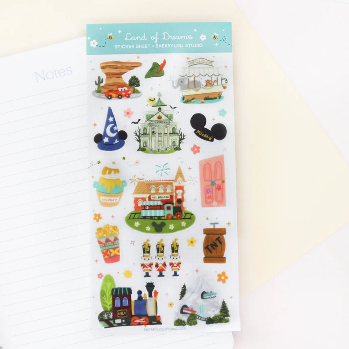 Land of Dreams Sticker Sheet