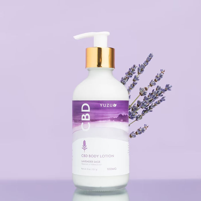CBD Body Lotion (8 oz) - HEAL - Lavender Sage - 100MG
