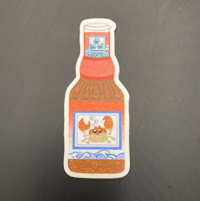 3 Krabby Brand Fish Sauce Vinyl Sticker