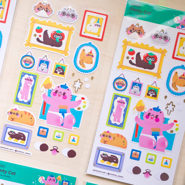 Cat Butts Sticker Sheet
