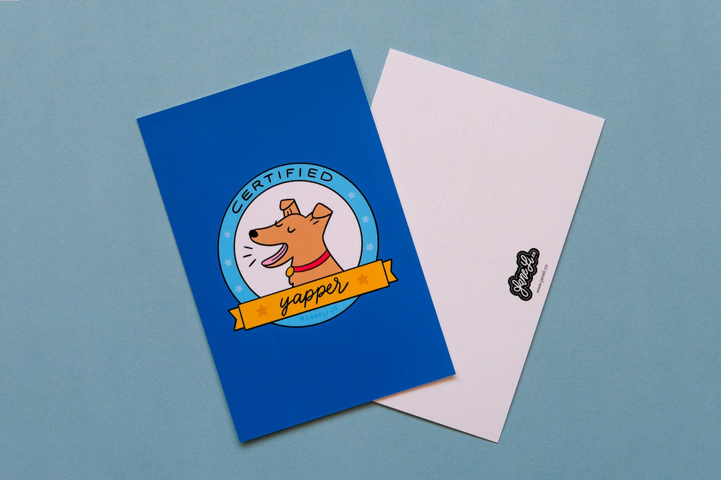 Certified Yapper Postcard / Mini Print