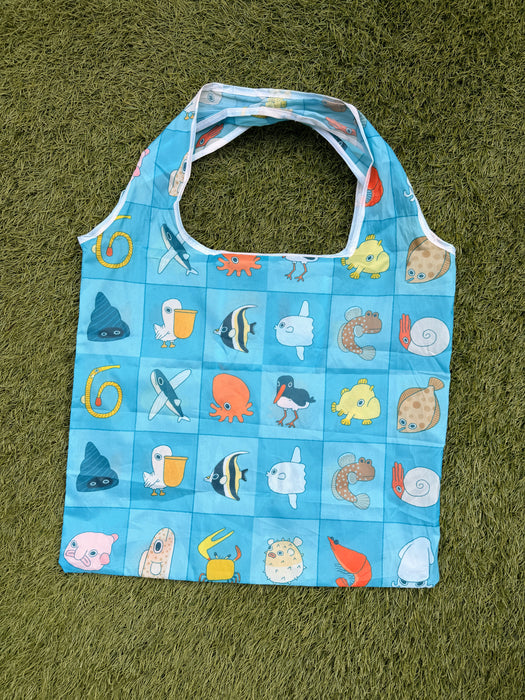 Checkered Creatures Reusable Bag