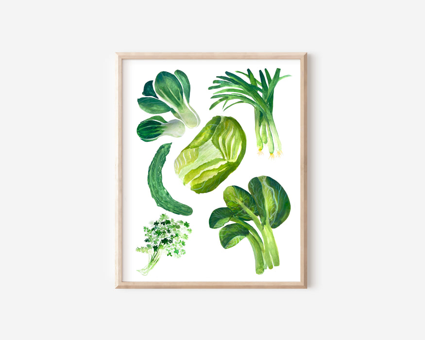 Chinese Vegetable Print