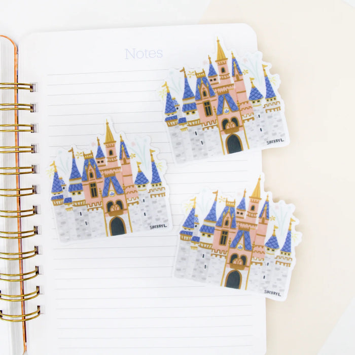 Cinderella's Castle Vinyl Sticker