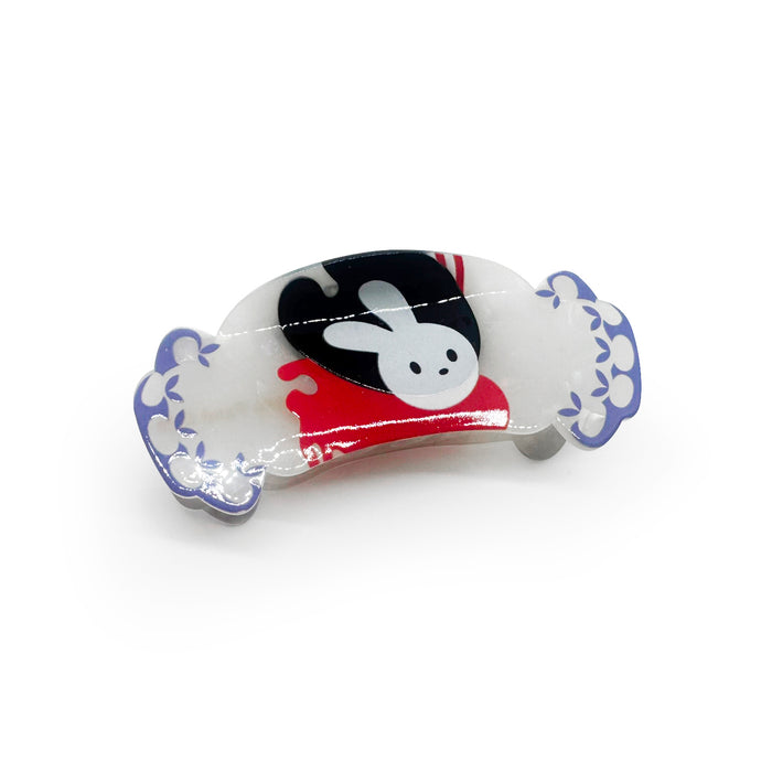 Claw Clip- White Rabbit