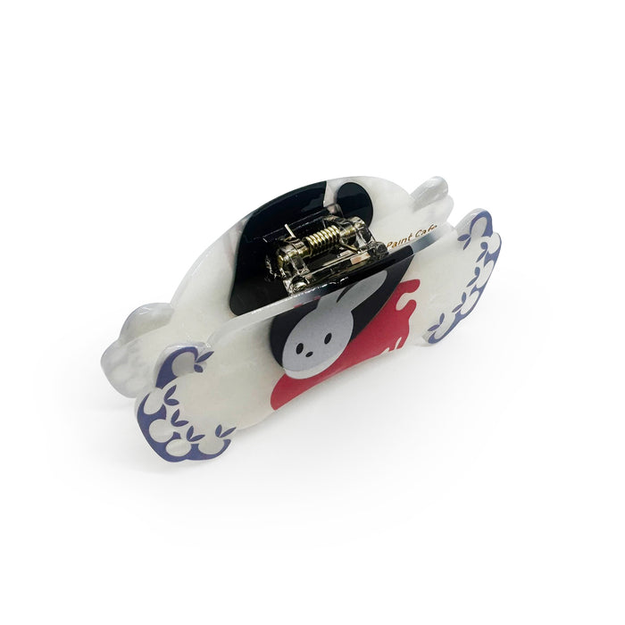 Claw Clip- White Rabbit