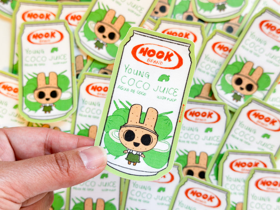 Young Coco Juice Sticker