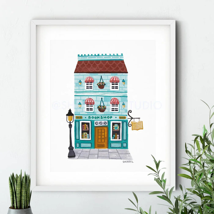 Bookshop Art Print