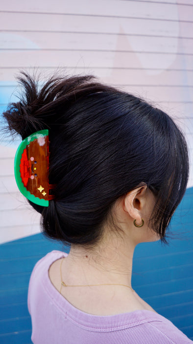 Watermelon Claw Clip