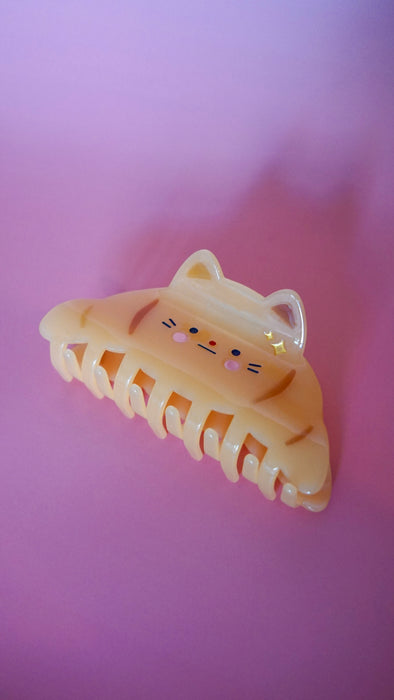 Croissant Cat Claw Clip