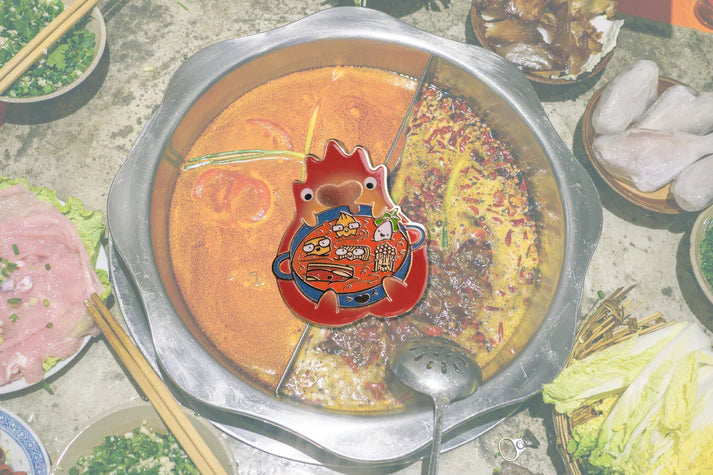 Hot Pot Hard Enamel Pin