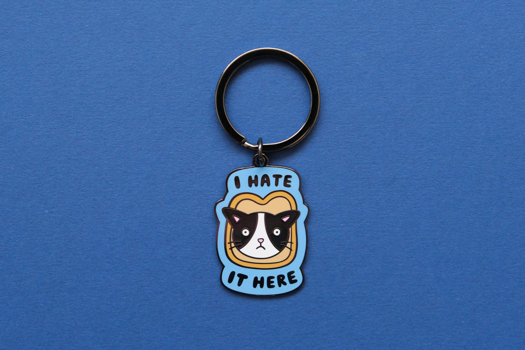 I Hate It Here Keychain