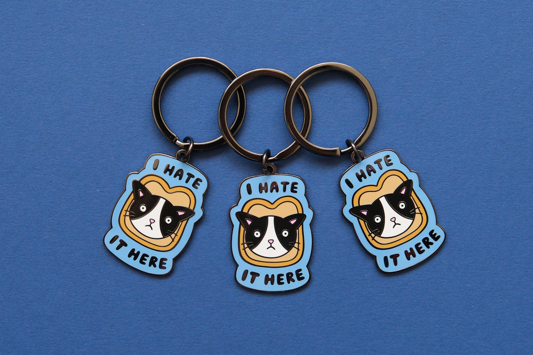 I Hate It Here Keychain