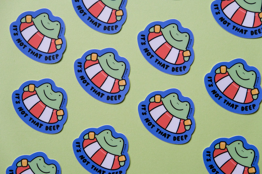 It's Not That Deep Sticker