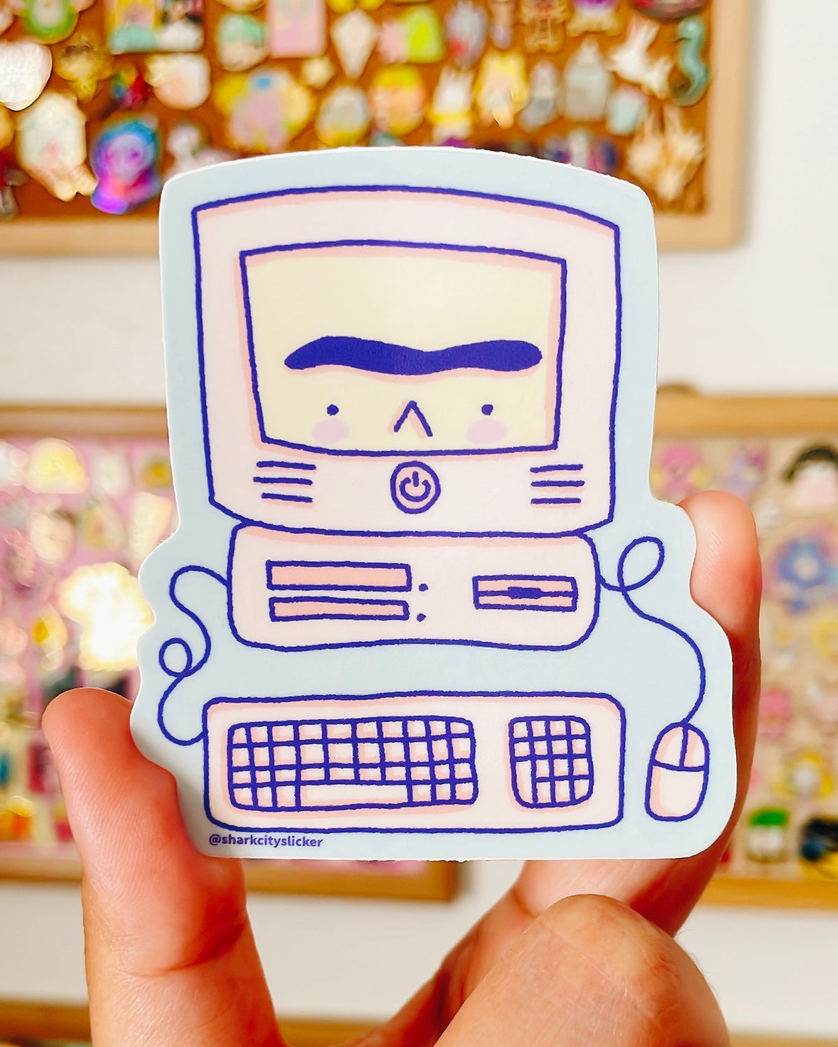 Desktop Computer Sticker — San José Made