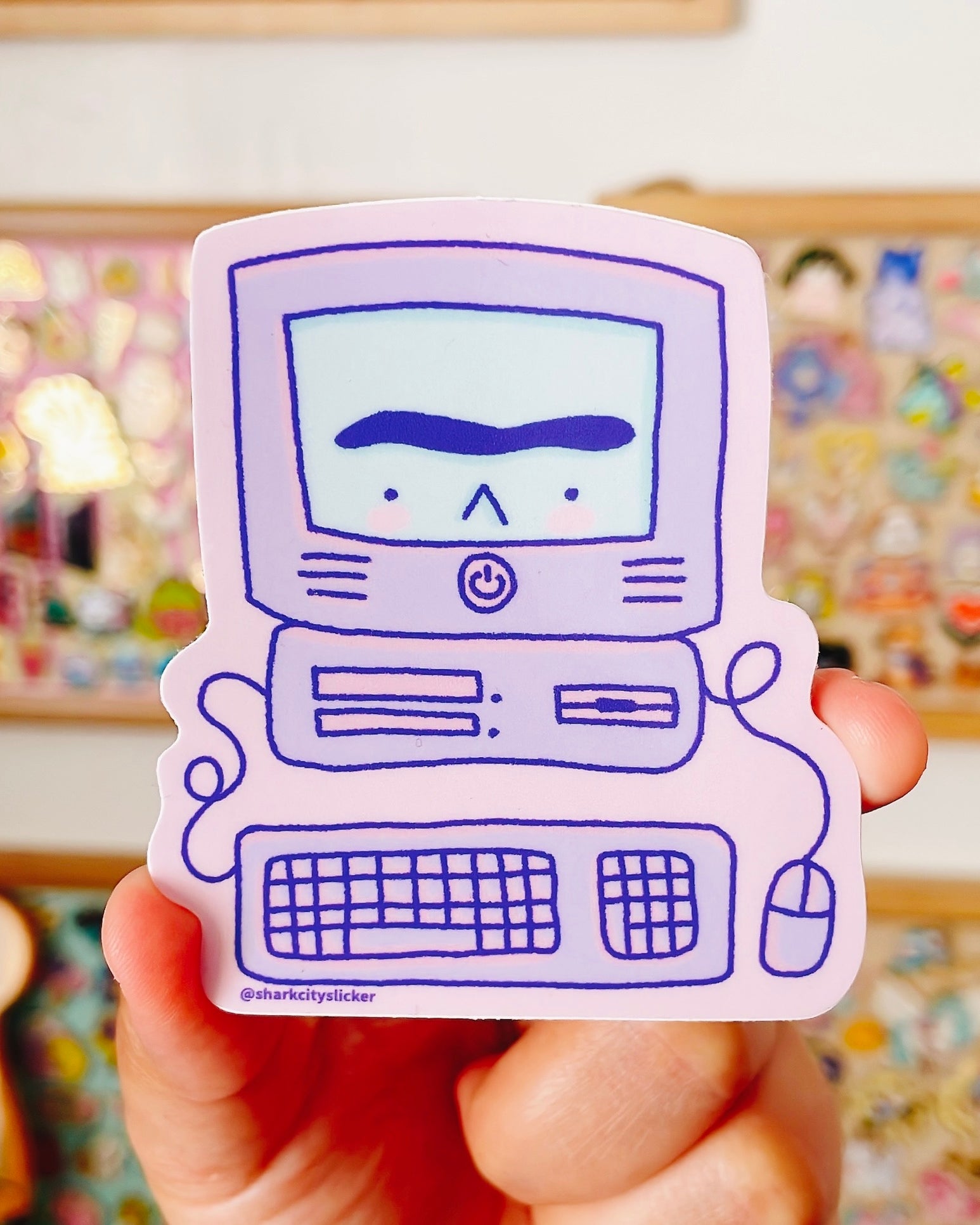 Desktop Computer Sticker — San José Made
