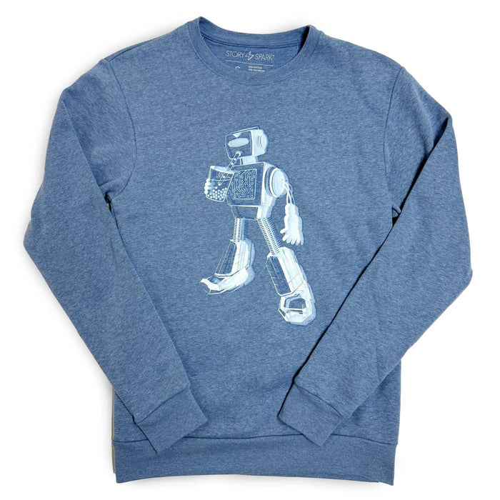 Double Shot Boba Bot Pullover Sweatshirt (Glow)