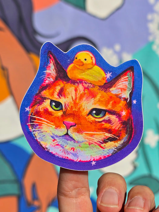 Cat Got... Sticker
