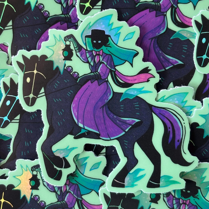 Dullahan Delphinia Holographic Sticker