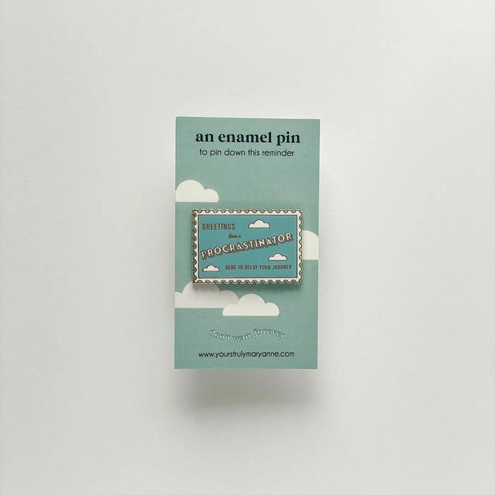 Procrastinator Pin