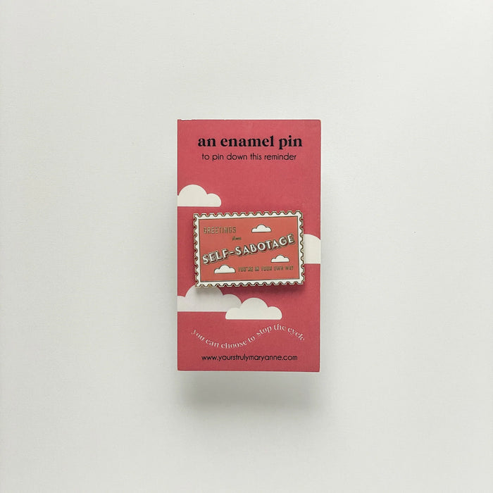 Self Sabotage Pin