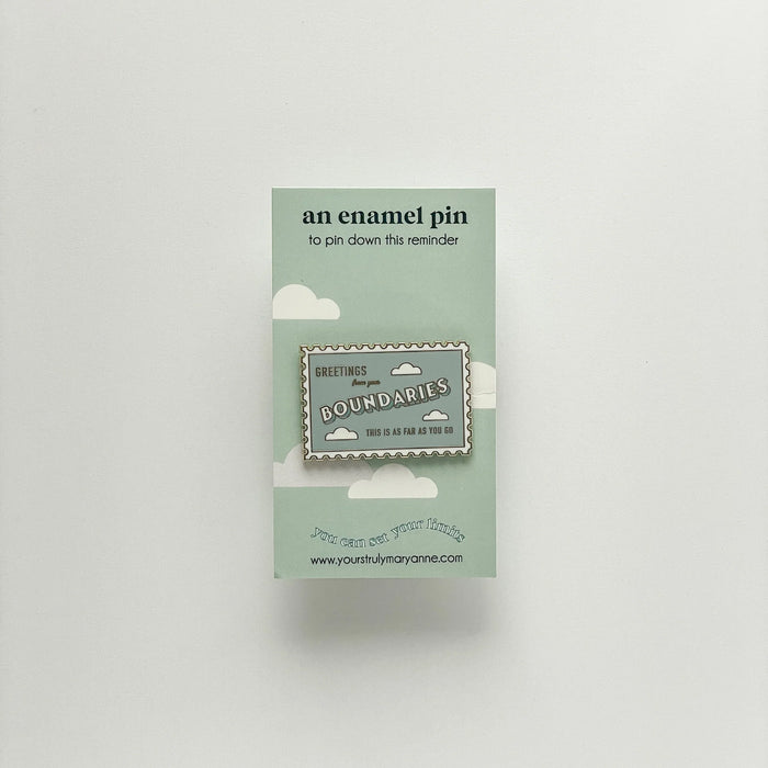 Boundaries Pin