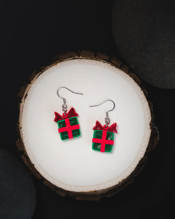 Gift Box Earrings
