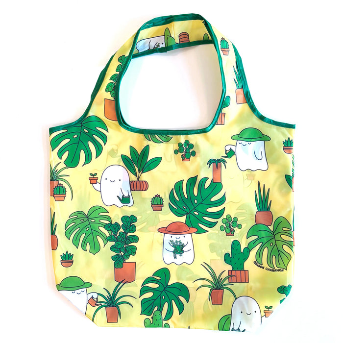 Plant Ghost Foldable Tote Bag