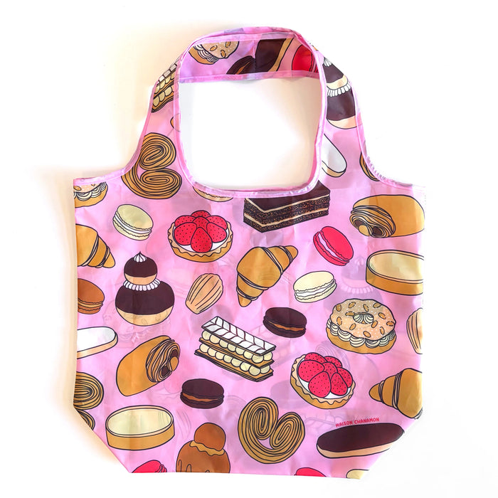 Patisserie Foldable Tote Bag